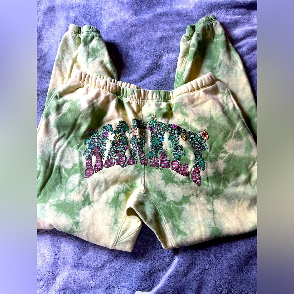Market tie dye jogger pants